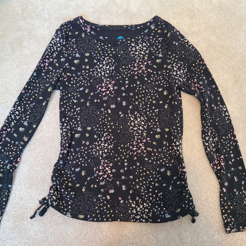 Patterned Long Sleeve Kids Tee